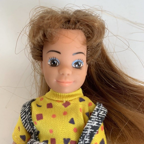 Remco Doll Toys Kid Brown Eyes Long Auburn Brown Hair 1992 Vintage - Picture 7 of 7